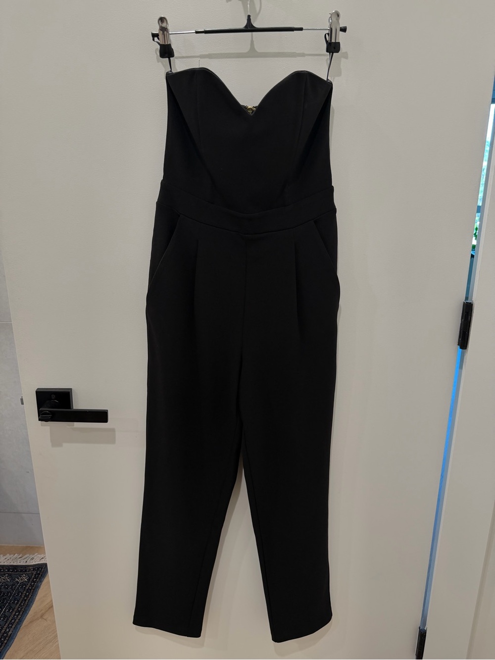 Strapless Black Jumpsuit for Women